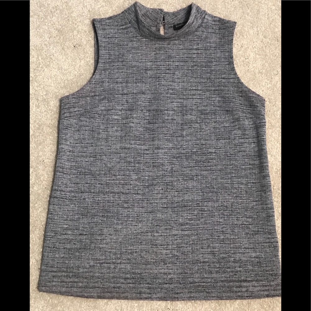 Banana Republic, Sm,sleeveless, gray shirt